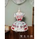 Twin Bears Take A Bite Of Cake Green&Red JSK and Salopette(1st Pre-Order/Full Payment Without Shipping)